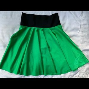 Kelly Green Circle Skirt